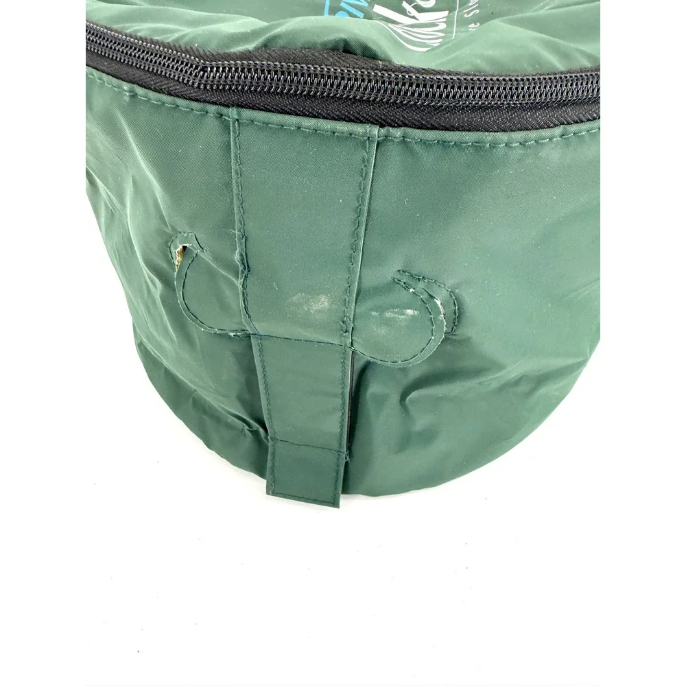 Rival Crock Pot Stoneware Cooker Insulated Zippered Cover‎ Green Oval 15x12x8